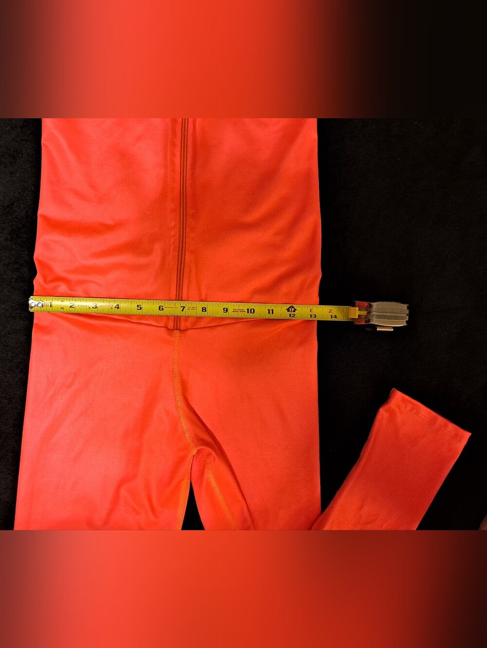 One Piece Orange Jumpsuit Sz S - Picture 5 of 6